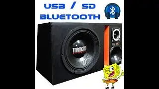 Caixa Trio Som Automotivo Residencial PLUG AND PLAY + Bluetooth