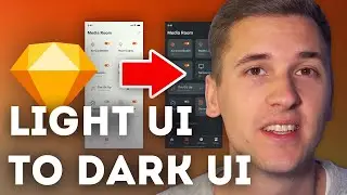 NEW Converting light UIs into DARK UIs! - UI/UX Design & 💎 Sketch Tutorial