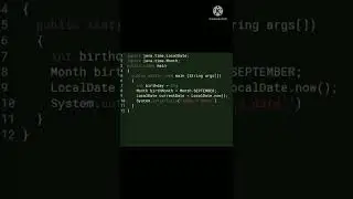Birthday wishes program in Java #shorts