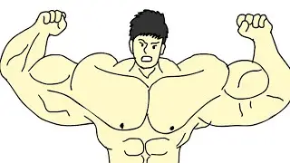 Muscle Growth animation - Alen slime serum