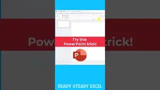 Try this simple PowerPoint trick! 