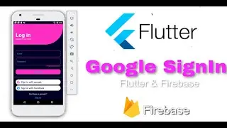 Google SignIn With Firebase Using (Dart & Flutter) | Firebase Authentecation