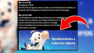 🥳GANAMOS!!! 1000 PROTOGEMAS! dará Genshin impact