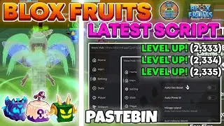 BLOX FRUITS Script Pastebin 2024 AUTO FARM | GUN MASTERY | AUTO SEA EVENT | KITSUNE | V4 (NO KEY)