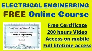 घर बैठे Electrical Engineering Course फ्री में करे | Free e-Certificate| Course-Electrical Engineers