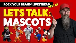 Brand Mascots and Mascot Logos - Rock Your Brand Live Stream - Replay🤘