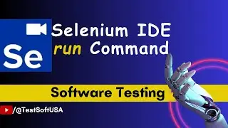 How to Execute run Command in Selenium IDE?