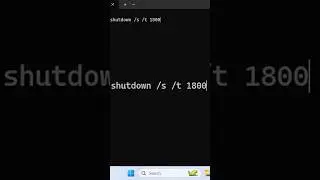 How to schedule shutdown in Windows?