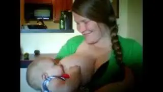 Breastfeeding/Nursing:  The funny way Scarlet tells me she is extremely hungry!