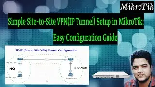 Simple Site-to-Site VPN(IP Tunnel) Setup in MikroTik: Easy Configuration Guide