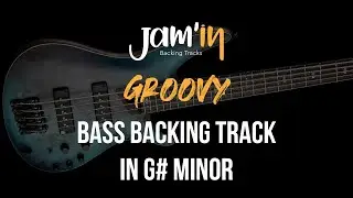 Groovy Bass Backing Track in G# Minor