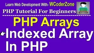 Indexed array in php - PHP Array Tutorial English