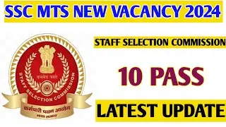 SSC MTS Recruitment 2024 //