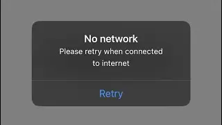 Fix Roblox “No Network Please Retry When Contacted to Internet” Error iPhone/iPad 2024