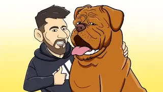 Messi Leaves Barcelona and Hulk Dog - Touching Story About Messi's dog | Football Animation