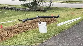 How to install a sump pump | Drainage Line work | 2024