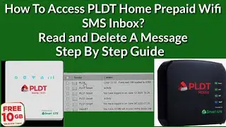 How To Access PLDT Home Prepaid Wifi SMS Inbox? Read and Delete SMS on PLDT Home Prepaid Wifi