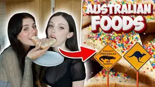 Trying *SHOCKING* Australian Foods W/ Dainty Wilder