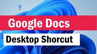 How To Create Google Docs Desktop Shortcut on PC | Google Docs App for Windows 11/10