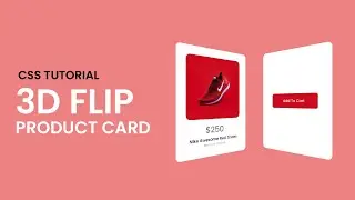 3D Flip Product Card | CSS Tutorial