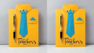 Teachers Day | diy teachers day card | handmade teachers day card | teachers day card making easy