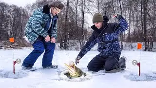 РЫБАЛКА на ЖЕРЛИЦЫ 2024... ЛОВЛЯ ЩУКИ ЗИМОЙ со ЛЬДА!!! ДОСТАЛИ СЕТИ БРАКОНЬЕРОВ