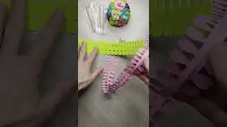 Букет цветов Из Бумаги. Быстро. Поделка 3д