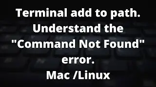 Terminal add to $PATH: Fix 