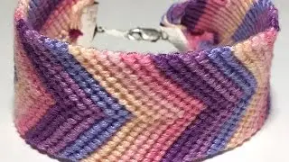 DIY Chevron Friendship Bracelet
