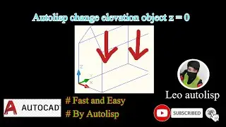 change elevation object z