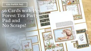 Turn 6x6 Paper into Beautiful Cards with No Scraps
