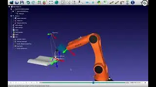 Basic Welding Operation using KUKA KR6 Industrial Robot in RoboDK software | Offline Programming
