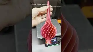3D printed Christmas tree topper
