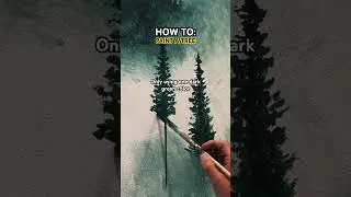 How To: Paint A Tree #art #painting #howtopaint