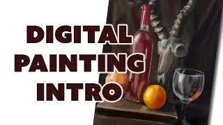 A Lesson of creating a Still Life Digital Painting using Adobe Photoshop