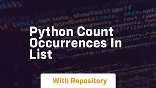 python count occurrences in list