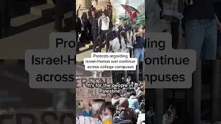 Protests regarding Israel-Hamas war continue across college campuses