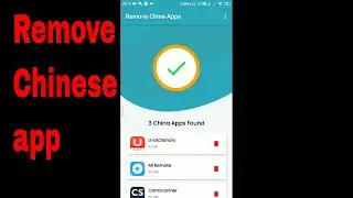 remove Chinese apps in Hindi