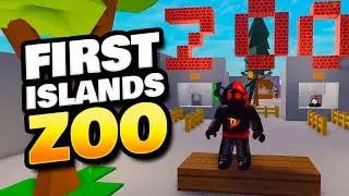 We made the FIRST ZOO in Roblox Islands!