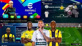 eFootball PES 2025 PPSSPP NEW UPDATE TRANSFER CAMERA PS5 🔥🔥🔥