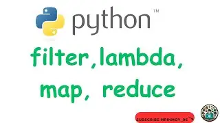 filter, lambda, map reduce in python
