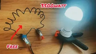 SECRET OF FREE ELECTRICITY! 3500 Watts from regular spark plugs ⚡🔌