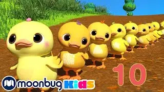 Ten Little Duckies | Kids Show | Toddler Learning Cartoons | Furry Friends