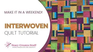 Make It In a Weekend! Super simple Interwoven Quilt