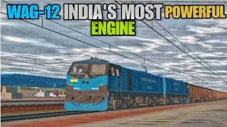 INDIAs POWERFULL LOCOMOTIVE • INDIAN TRAIN SIMULATOR #indianrailways