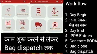 Darpan 2.0 Post Office| Complete work from| Day begin Day End to Bag dispatch | 