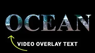 HTML5 Video Overlay Text | Creative Video Background Inside Heading Text Using HTML And CSS