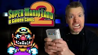 WARIO vs. IRATE GAMER! Super Mario Land 2: 6 Golden Coins - GAMEBOY Video Game Review