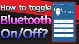 How to Toggle Bluetooth On/Off via Switch? (Android JAVA)