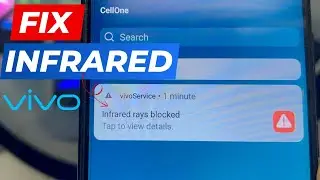 infrared rays blocked in Vivo || fix vivo error infrared